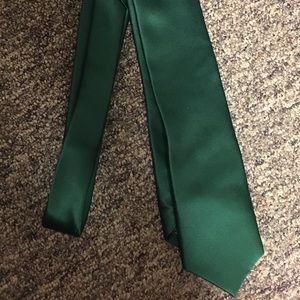 Nicole Miller Green Silk Tie